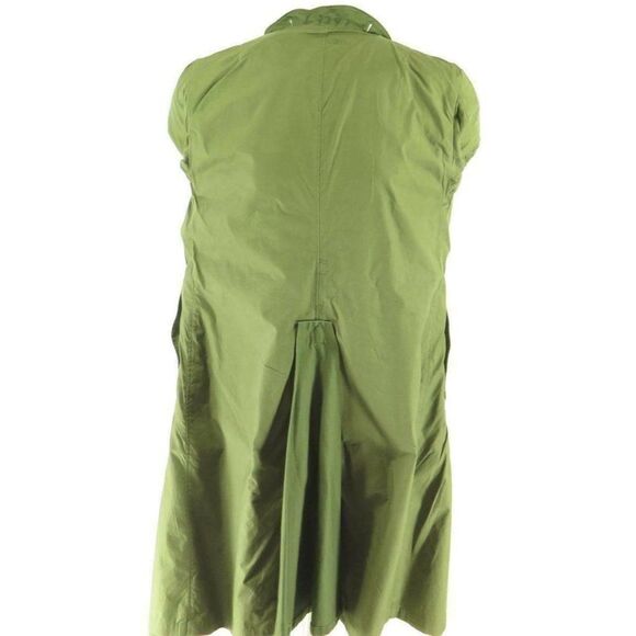 Vintage 50s US Army Sateen Overcoat S Green Military Chevron 1st Corp Patches - Picture 5 of 8